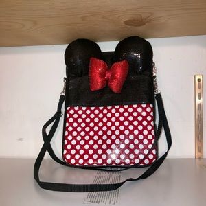 Disneyland Paris sequin bag Minnie Mouse
